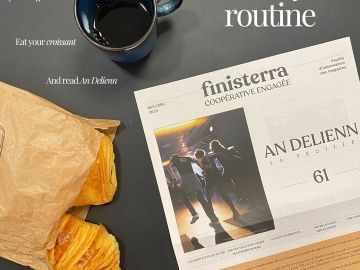 An Delienn, croissant & coffee. ☕🗞

Notre dernière lettre d'info vient de sortir, vous pouvez la retrouver gratuitement dans les magasins de la coopérative...