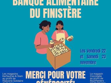 Collecte Banque Alimentaire 🛒

Vos magasins Biocoop Finisterra participent à la Collecte de la Banque Alimentaire du Finistère les Vendredi 22 et Samedi 23...