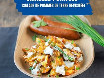 Le Dimanche, on craque pour une recette gourmande et réconfortante. 🥄
Ravivez vos papilles avec nos smashed potatoes* 🥔 

(salade de pommes de terre...