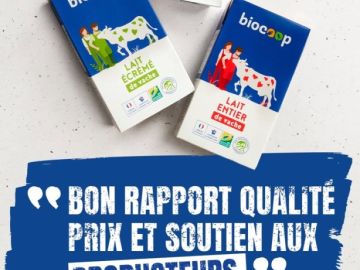 « Bon rapport qualité prix et soutien aux producteurs. » 👩🏻‍🌾
- Laëtitia Q., cliente Biocoop, Brindas.

Nos laits, c’est vous qui en parlez le mieux !* 🥛...