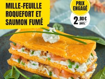 Les fêtes de fin d'années continuent, alors on vous propose une recette à prix engagés à 2,80€* / personne ! 💡

Une recette gourmande et accessible de...